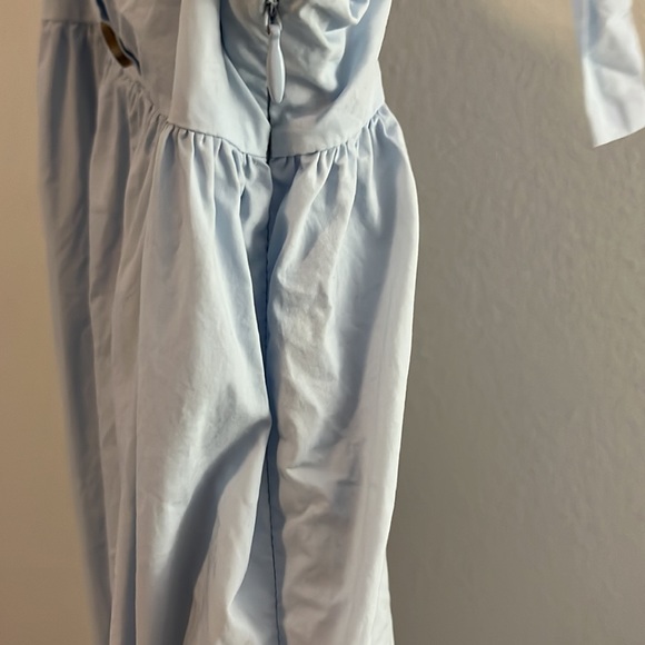 light pale blue urban outfitters mini babydoll dress - Picture 5 of 7